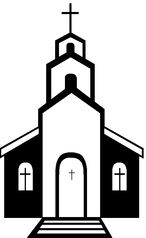 free black and white clip art for churches - photo #36